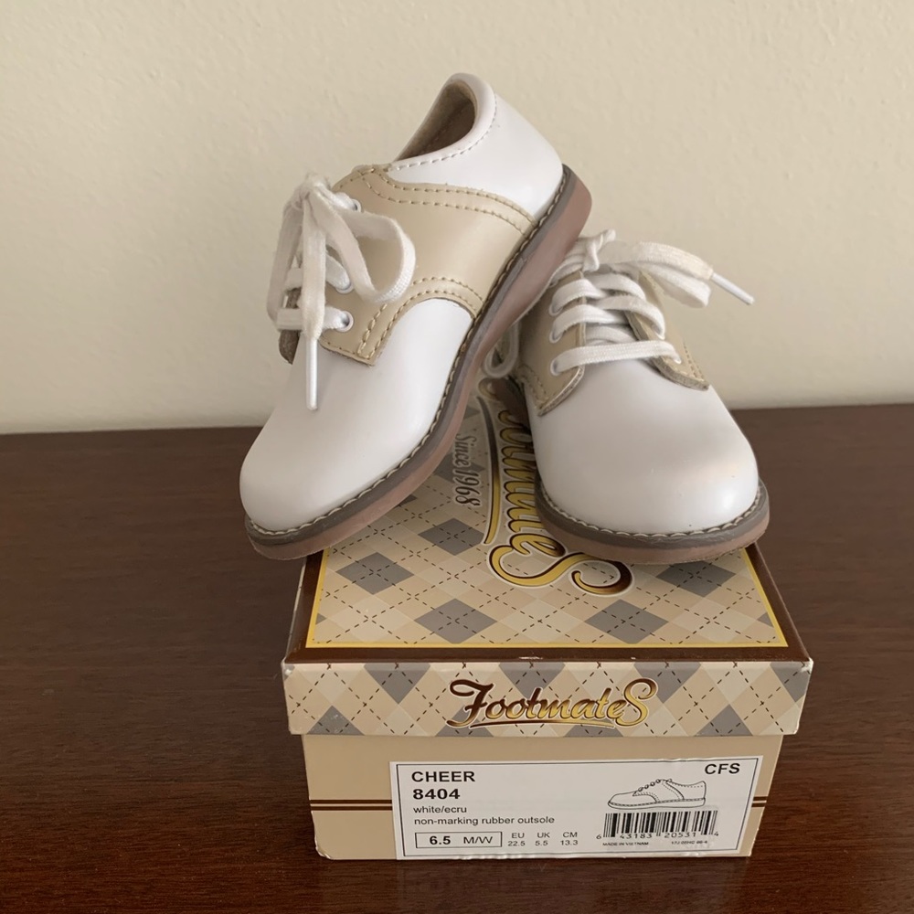Footmates white/ecru